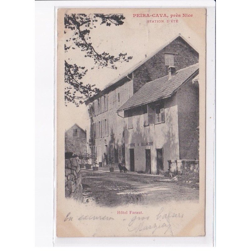 PEIRA-CAVA: station d'été, hôtel faraut - très bon état