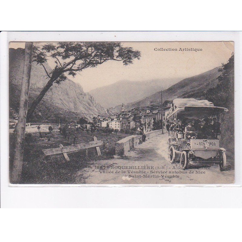 ROQUEBILLIERE: vallée de la vésubie, service autobus de nice, saint-martin-vésubi - état