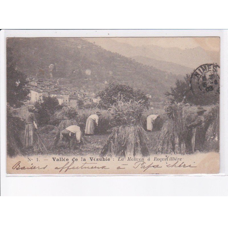 ROQUEBILLIERE: la moisson- très bon état