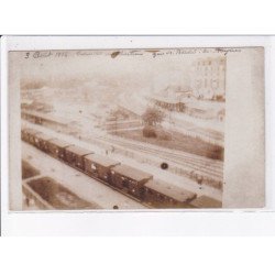 BECON-les-BRUYERES: militaire, train de mobilisation, gare - très bon état