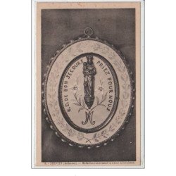 NEUVIZY : médaillon renfermant la statue miraculeuse - très bon état