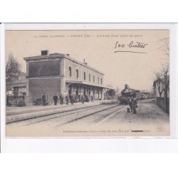 CREST: arrivée d'un train en gare - très bon état