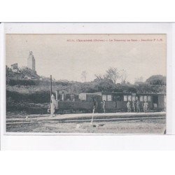 CHAMARET: le tramway en gare, jonction P.L.M. - très bon état