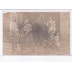 FRANCE: à localiser, moinet, forge, maréchal ferrant, 2 CPA dont 1 en état - très bon état