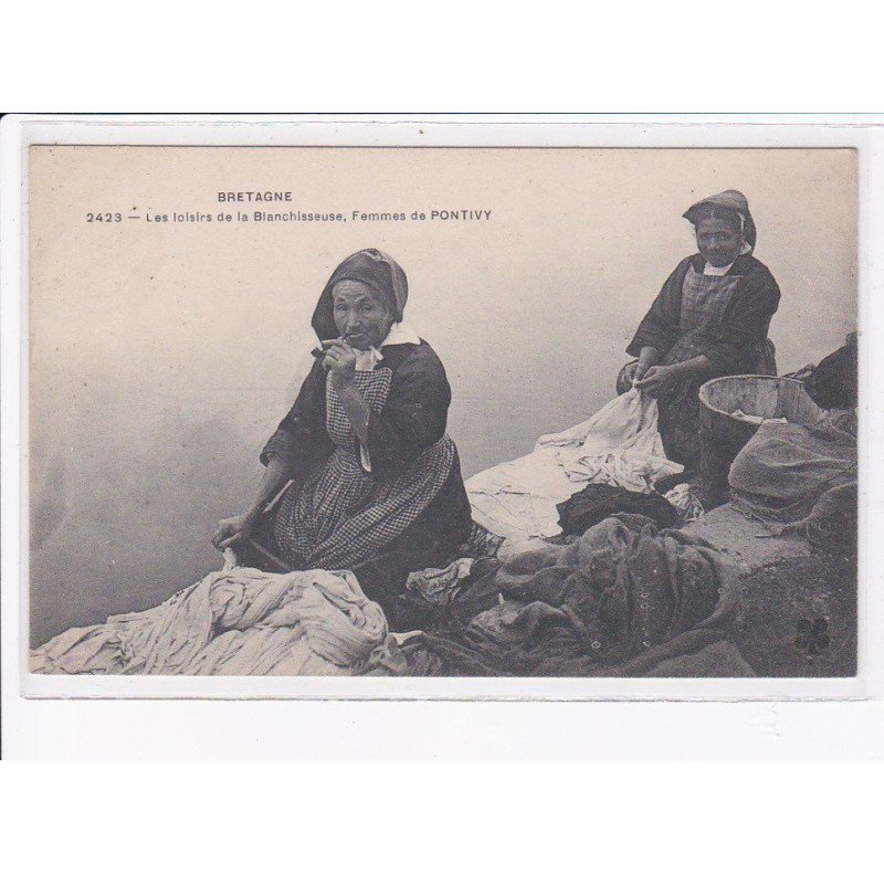 PONTIVY: les loisirs de la blanchisseuse, femmes - très bon état