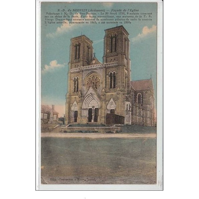 NEUVIZY : Notre Dame de Neuvizy - façade de l'église - très bon état