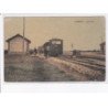 VAUDOY: la gare, train - état (décollée)