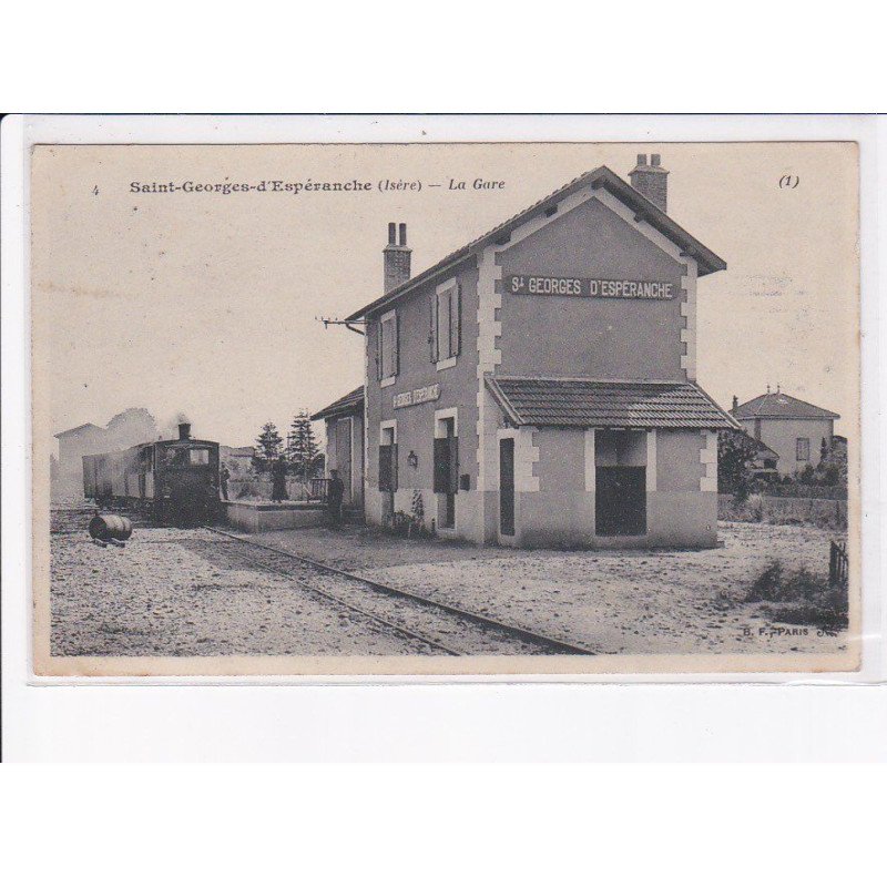 SAINT-GEORGES-D'ESPERANCHE: la gare - très bon état