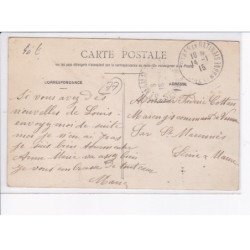 PERTHES: la gare, train - trèz bon état