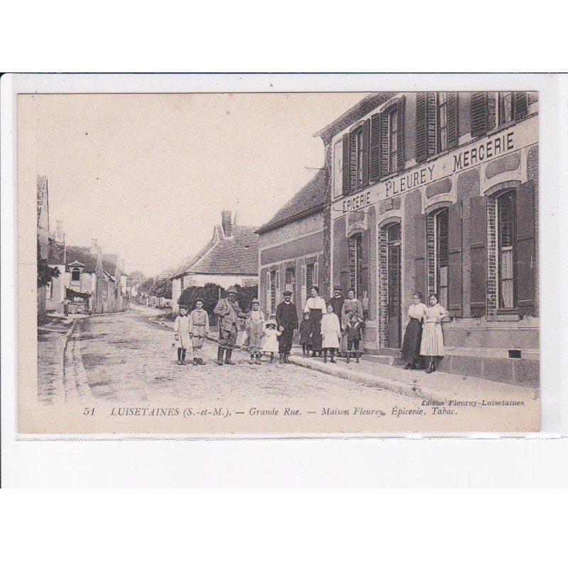 LUISETAINES: grande rue, maison fleurey, épicerie, tabac - très bon état