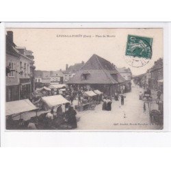 LYONS-la-FORET: place du marché - très bon état