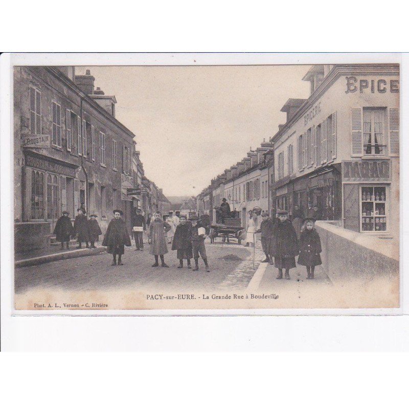 PACY-sur-EURE: la grande rue à boudeville - état
