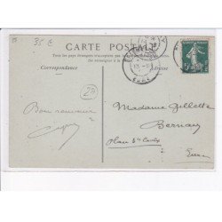 BEAUMESNIL: la place de la mairie - très bon état