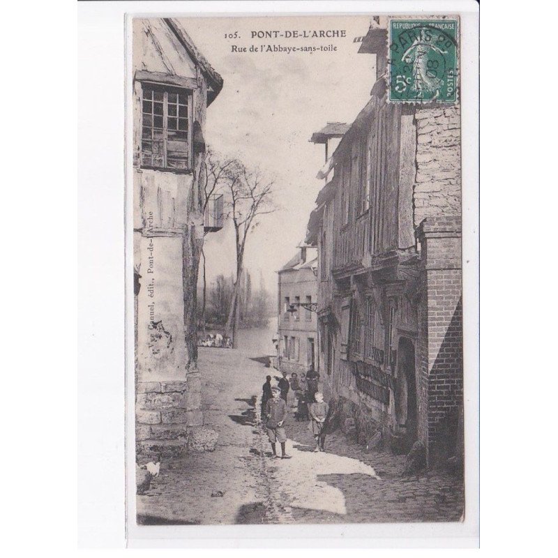 PONT-de-L'ARCHE: rue de l'abbaye-sans-toile - très bon état