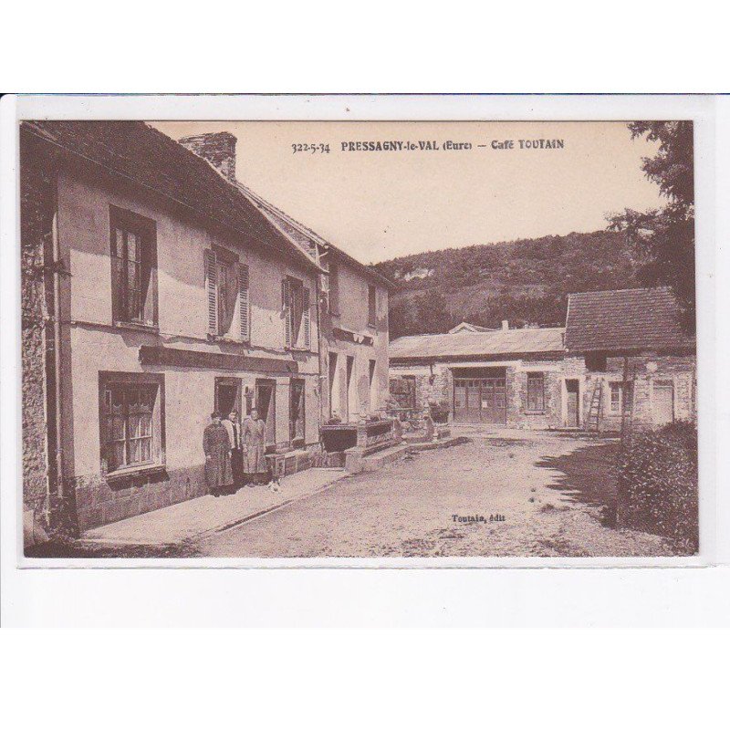 PRESSAGNY-le-VAL: café toutain - très bon état