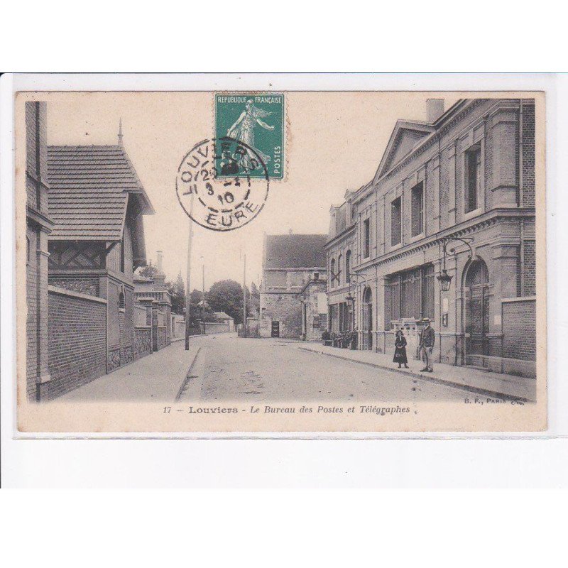 LOUVIERS: le bureau des postes et télégraphes - très bon état