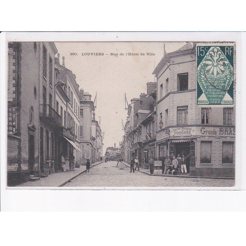 LOUVIERS: rue de l'hôtel de ville - état