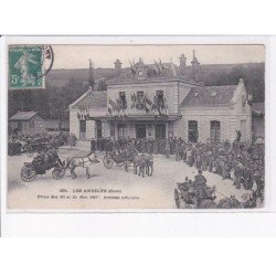 LES ANDELYS: fêtes des 20 et 21 mai 1907, arrivée officielle, attelage - très bon état