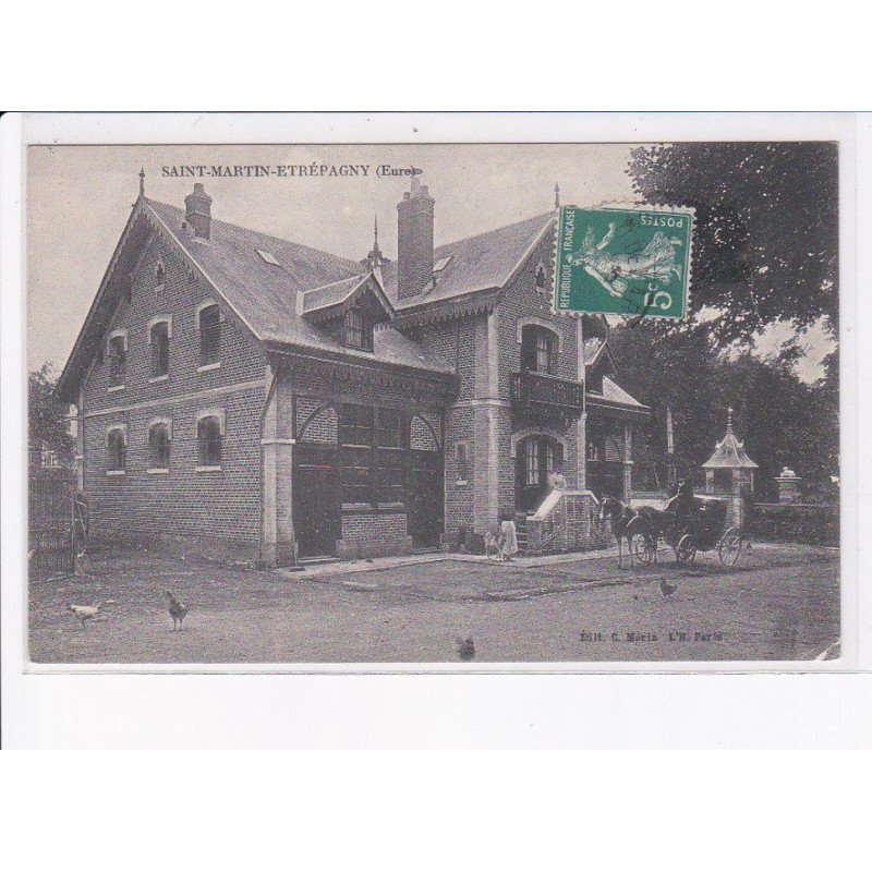 SAINT-MARTIN-ETREPAGNY: bâtiment, attelage - très bon état