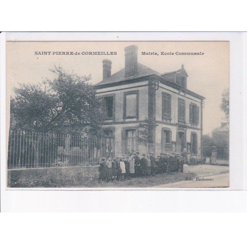 SAINT-PIERRE-de-CORMEILLES: mairie, école communale - très bon état