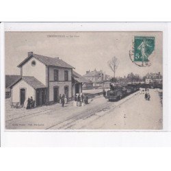 THIBERVILLE: la gare, train - état
