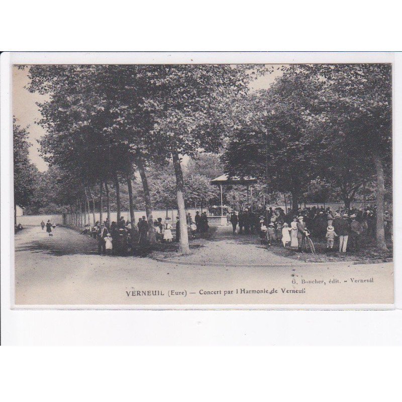 VERNEUIL: concert par l'harmonie de verneuil - très bon état