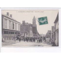 LA MADELEINE-de-NONANCOURT: grande-rue et église - très bon état