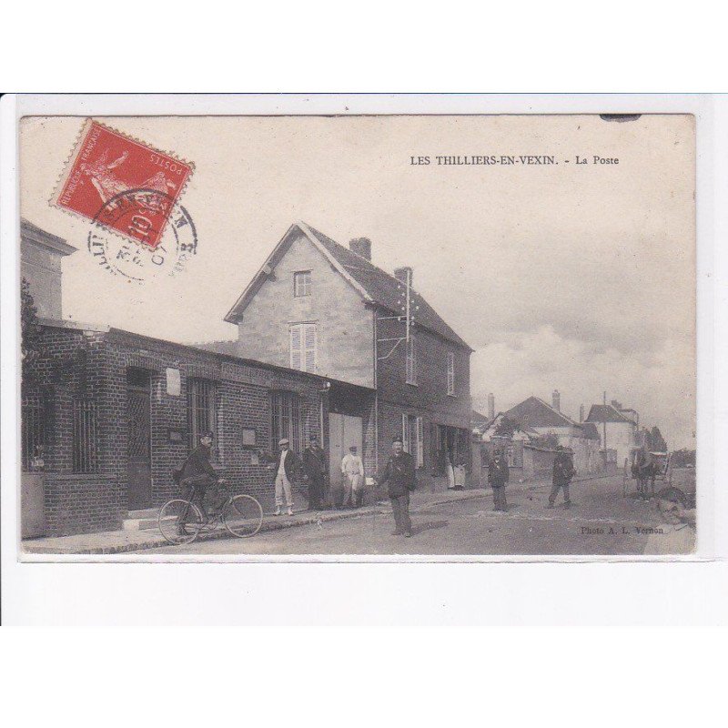 LES THILLIERS-en-VEXIN: la poste - état