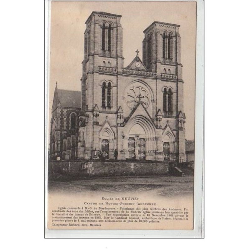 NEUVIZY : canton de Novion-Porcien : église - très bon état