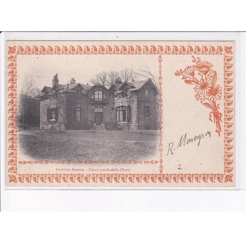 FLEURY-sur-ANDELLE: fontaine-rosette, bâtiment - très bon état