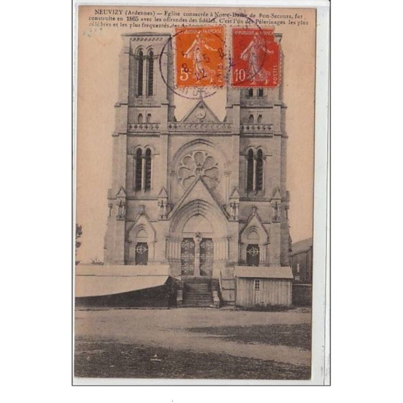 NEUVIZY : l'église consacrée à Notre Dame de Bon Secours construite en 1865 - très bon état