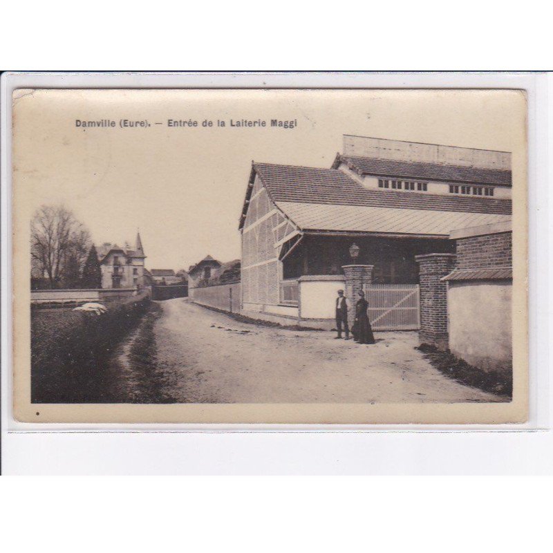 DAMVILLE: entrée de la laiterie maggi - état