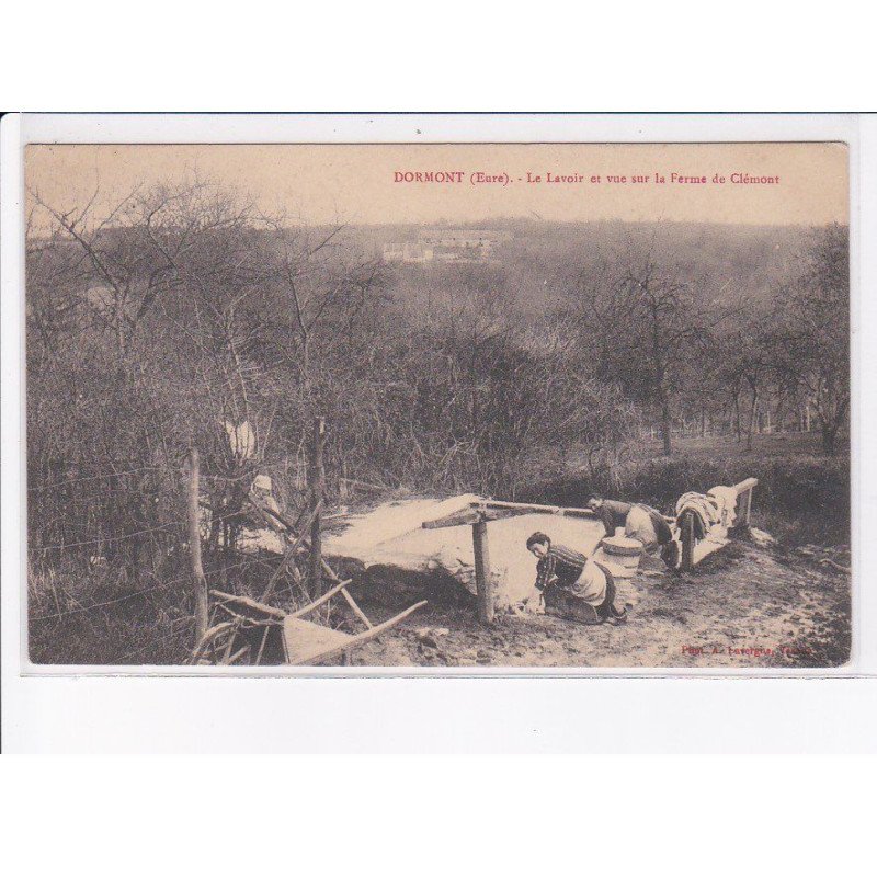 DORMONT: le lavoir et vue sur la ferme de clémont - très bon état