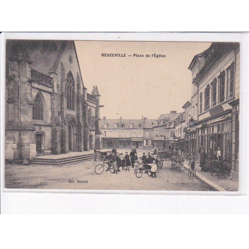 BEUZEVILLE: place de l'église - très bon état