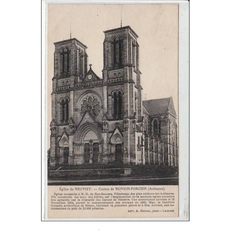 NEUVIZY : église de Neuvizy - canton de Novion-Porcien - très bon état