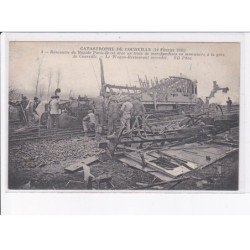 COURVILLE: catastrophe 14 février 1911, accident de train - très bon état