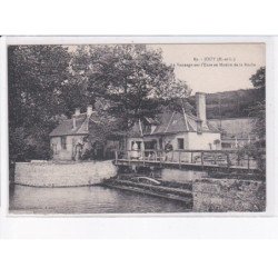 JOUY: le vannage sur l'eure au moulin de la roche - très bon état