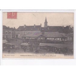 AUTHON-du-PERCHE: la place un jour de marché - très bon état
