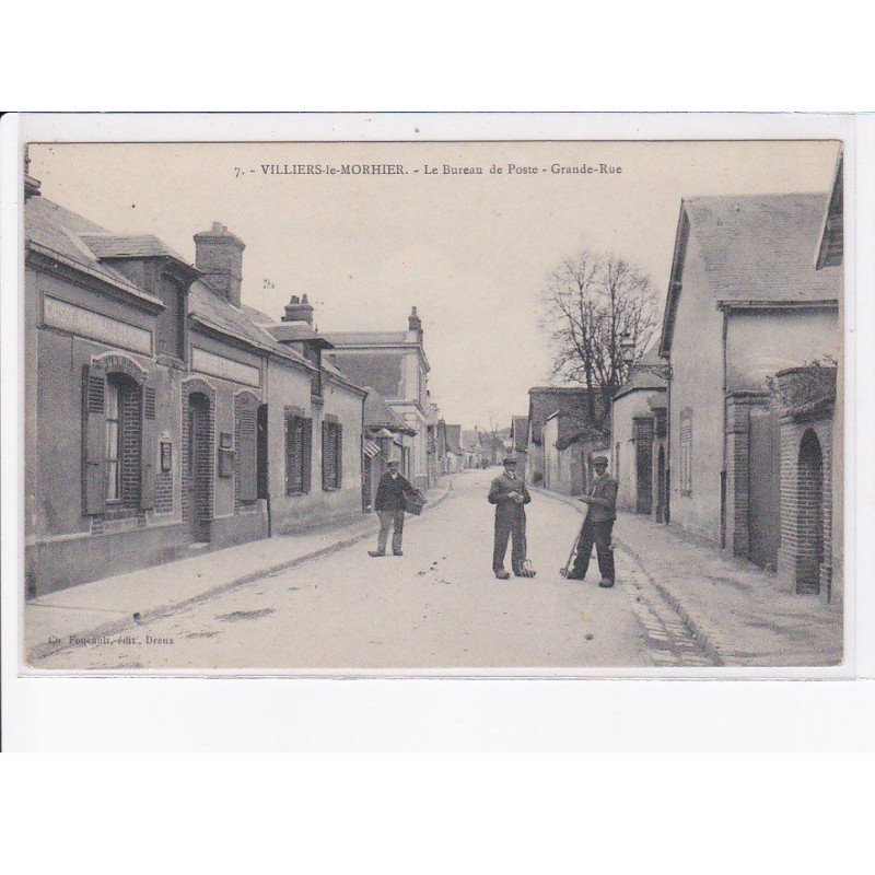 VILLIERS-le-MORHIER: le bureau de poste, grande-rue - très bon état