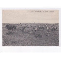 EURE ET LOIR: en beauce, la moisson - très bon état