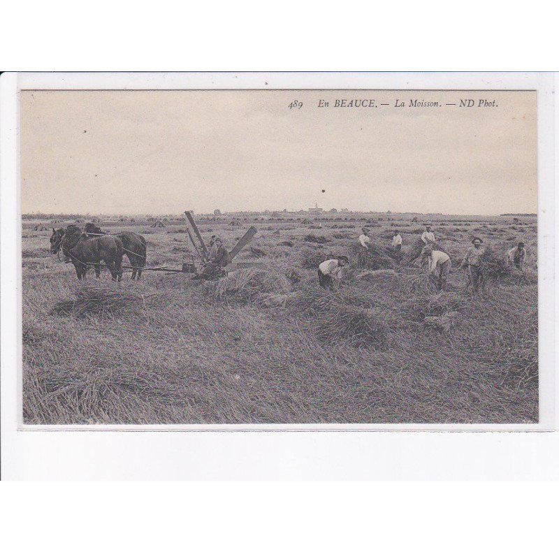 EURE ET LOIR: en beauce, la moisson - très bon état