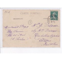 MAINTENON: fête nautique sur la pièce d'eau du château, côté du parc - très bon état