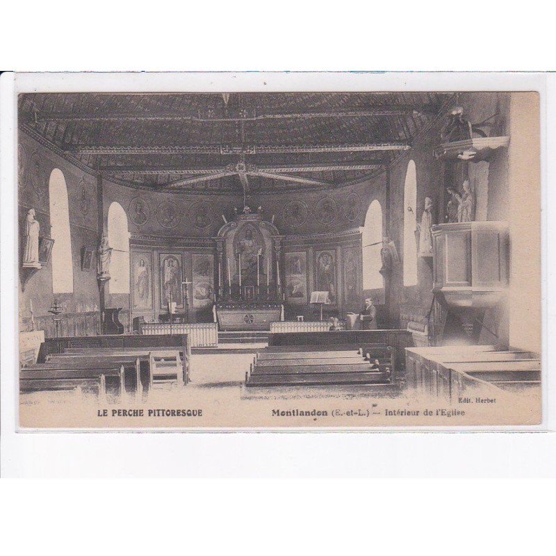 MONTLANDON: intérieur de l'église - très bon état