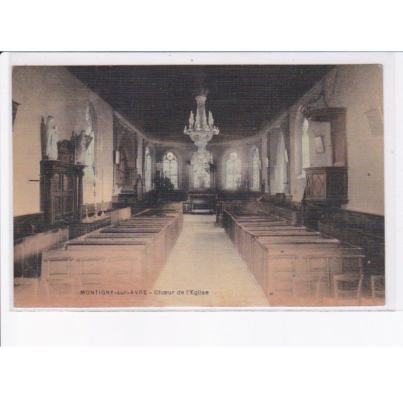 MONTIGNY-sur-AVRE: choeuf de l'église - très bon état
