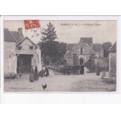 AUNEAU: saint-rémy-l'église, scène de village - état