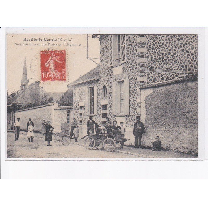 BEVILLE-le-COMTE: nouveau bureau des postes et télégraphes - très bon état