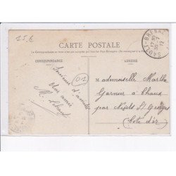 SAULT-BRENAZ: place de l'hôtel-de-ville et des postes - très bon état