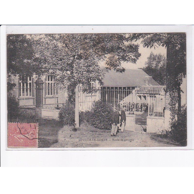 BEVILLE-le-COMTE: école de garçons - état