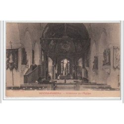 NOVION PORCIEN : intérieur de l'église - très bon état