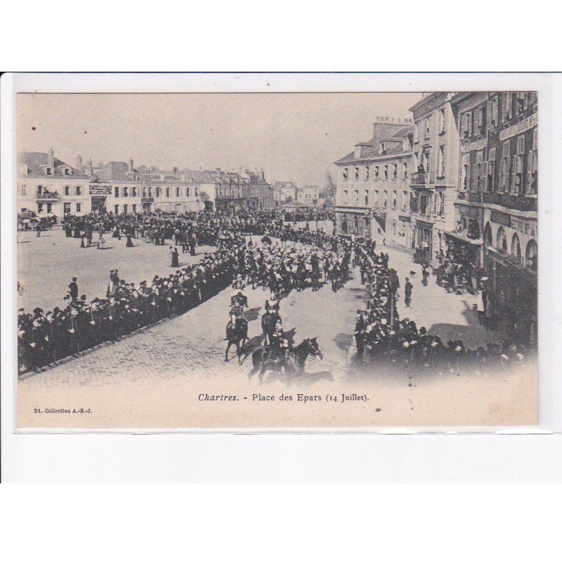CHARTRES: place des epars 14 juillet - très bon état